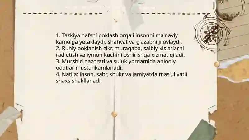 Tasavvuf taʼlimotida komil insonni tarbiyalash masalalari 4