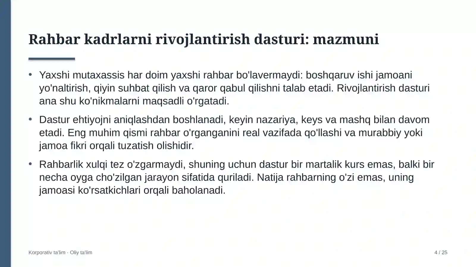 moyli ekinlar yetishtirishda rahbar kadrlarni rivojlantirish dasturi 8232 4