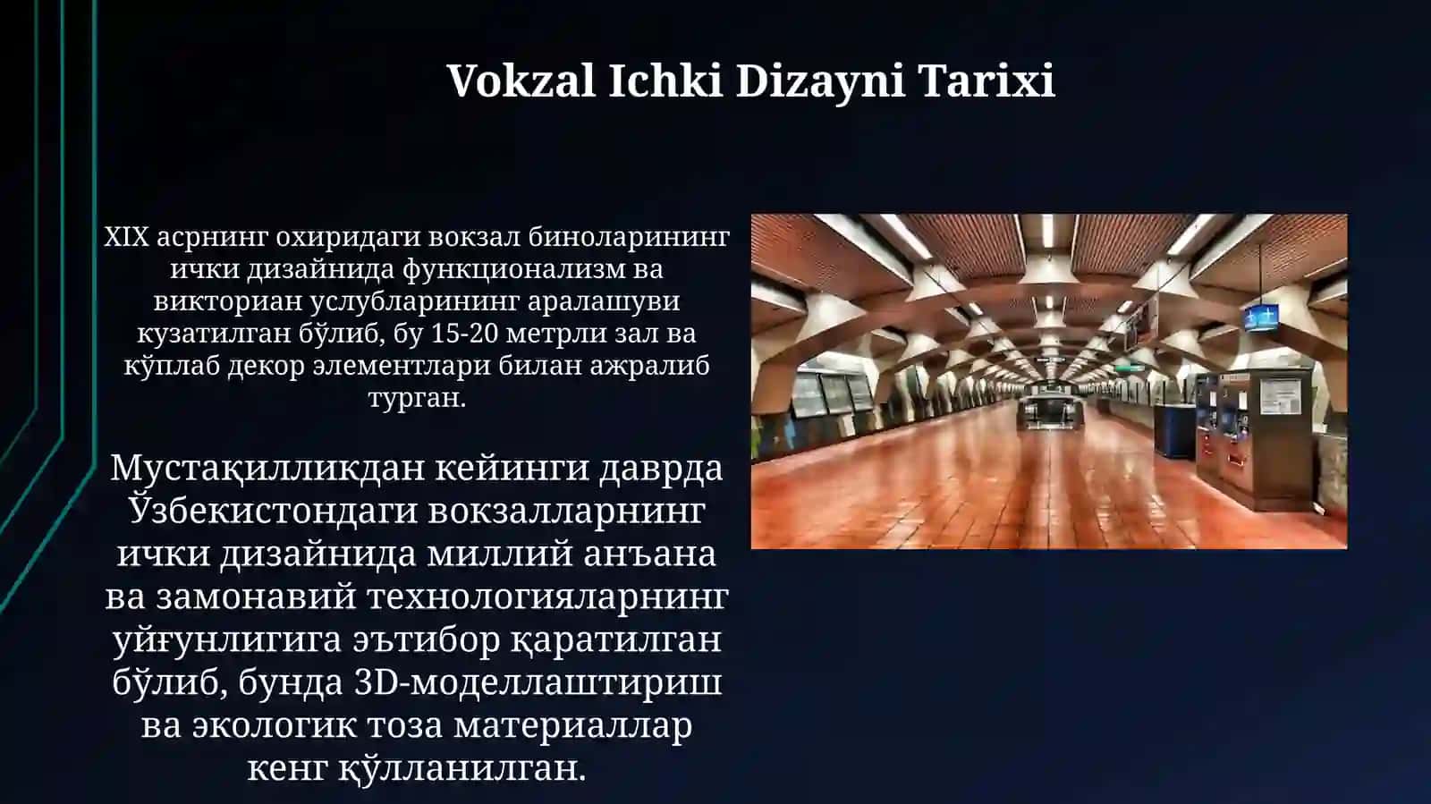 Vokzal binolarini interyeri 4