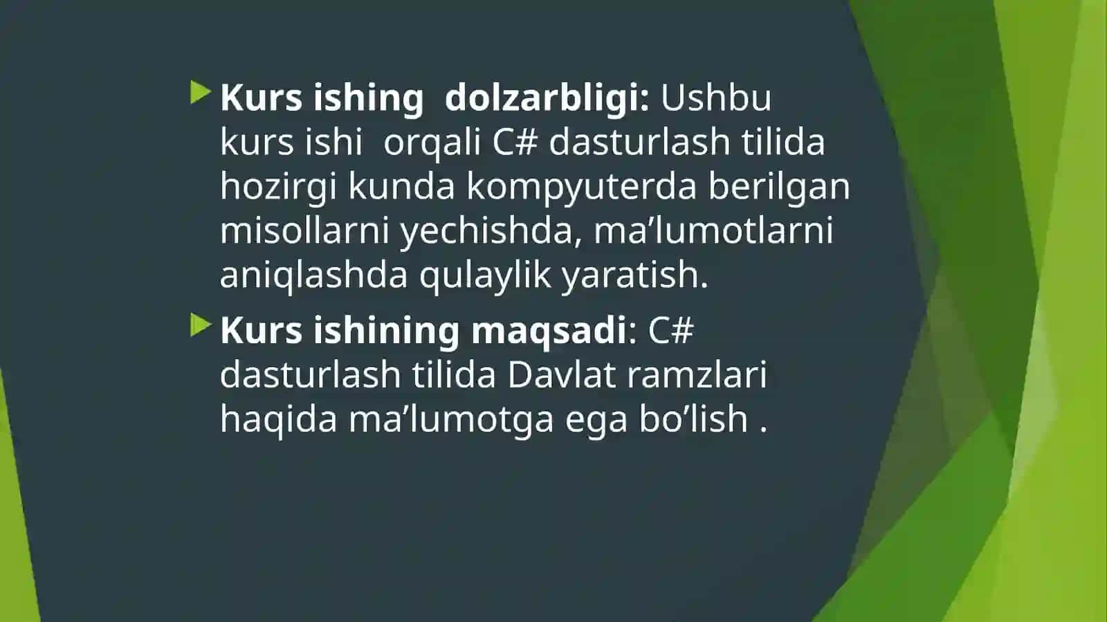 [C#dasturlashtilida“ContextMenuStrip”komponentiyordamidadasturlaryaratish.] 4