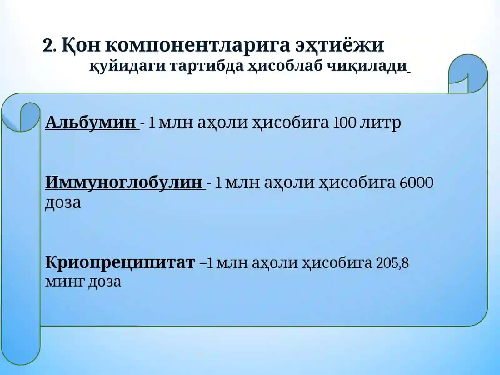 Қон препаратлари 4