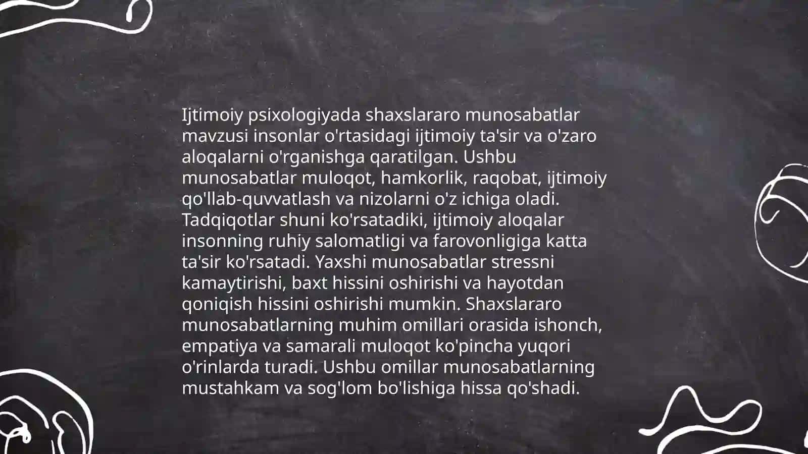 Shahslararo munosabatlar va uning jamiyat madaniyatidagi oʻrni 4