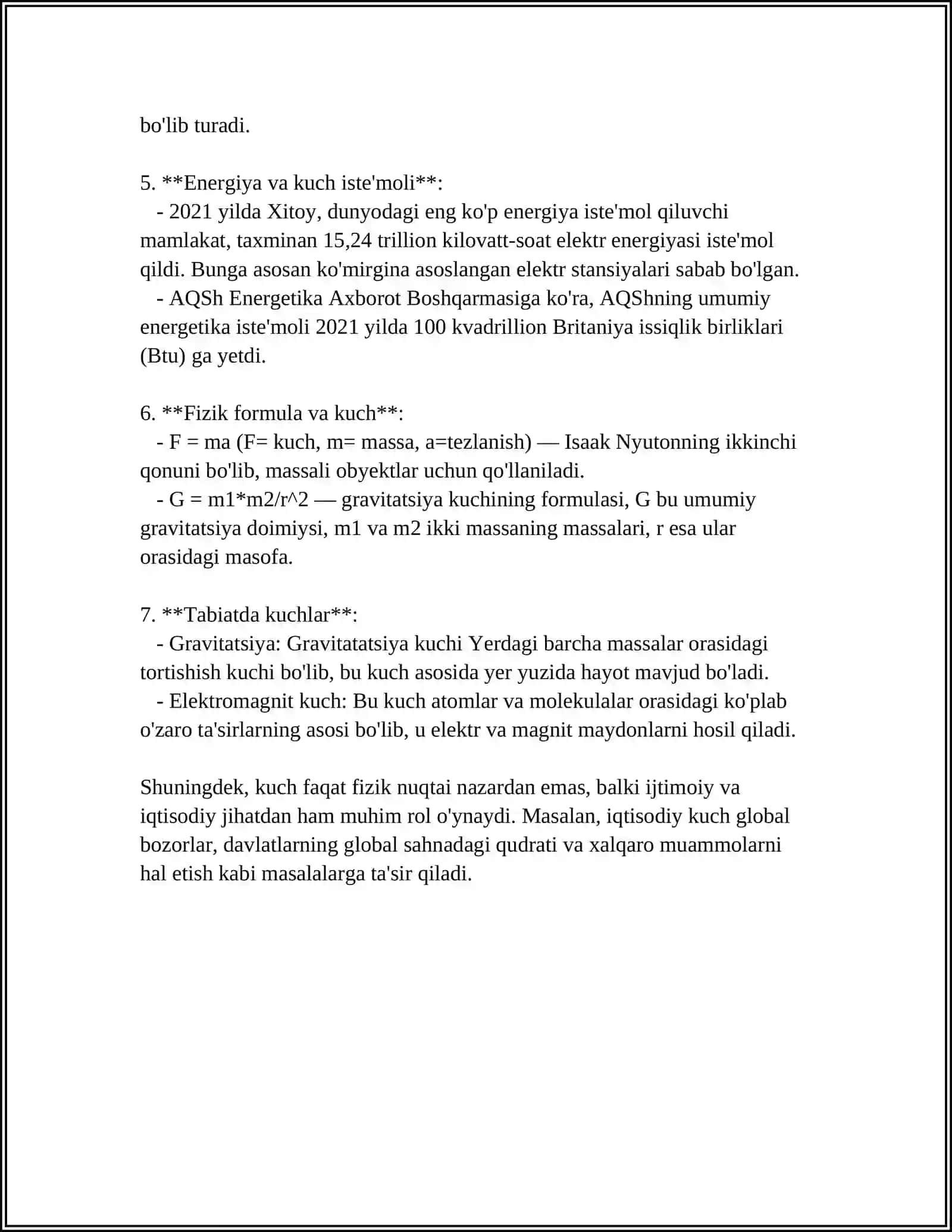 Jismoniy sifatlar 4