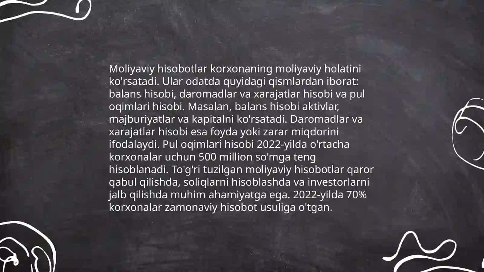 Moliyaviy instrumentlar-axborotlarni taqdim qilish Buhgalteriya Hisobi Xalqaro Standarti (IAS) 4