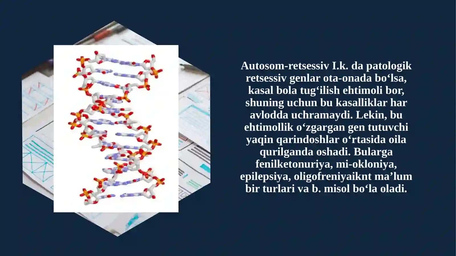 Genetik va irsiy kasalliklar haqida tushuncha. 4