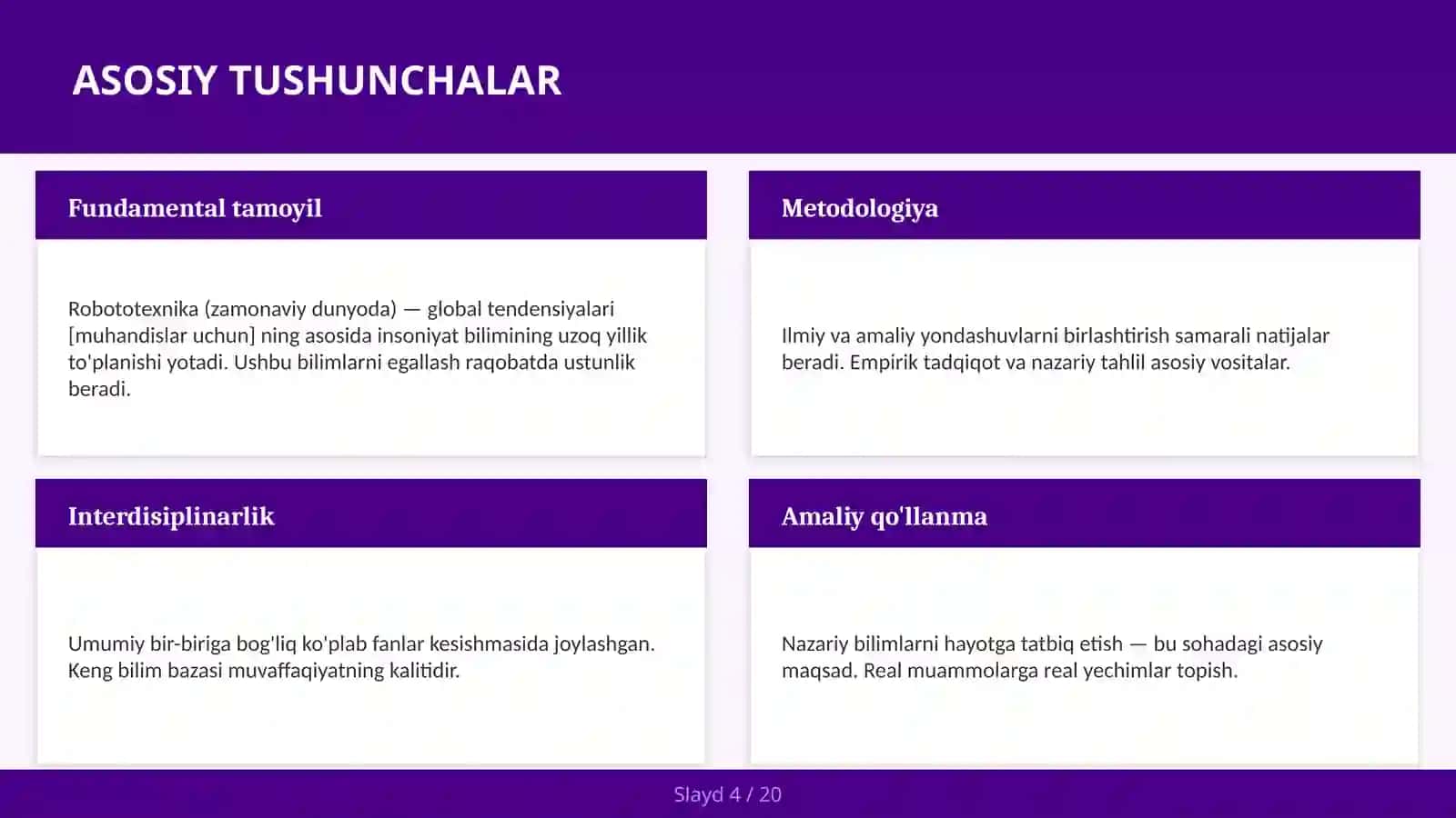 ROBOTOTEXNIKA (ZAMONAVIY DUNYODA) — GLOBAL TENDENSIYALARI [MUHANDISLAR UCHUN] 4