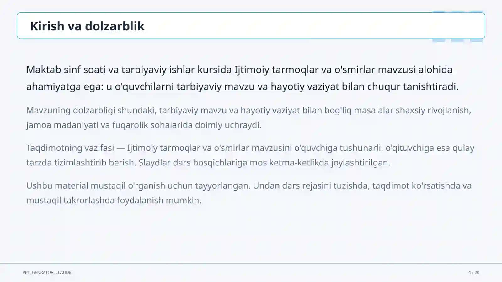 Ijtimoiy tarmoqlar va o'smirlar 4