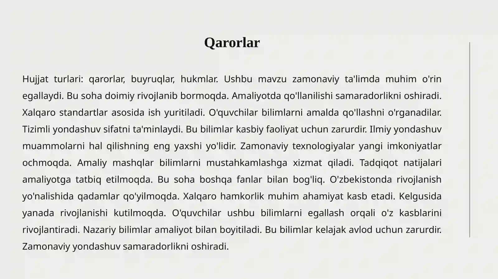 SUD HUJJATLARI IJROSI 4