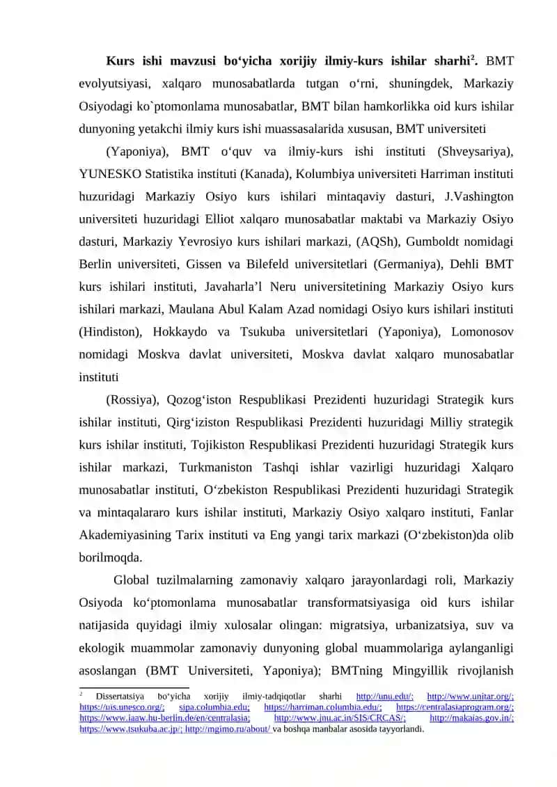 Xalqaro Tashkilotlarning Rol 4