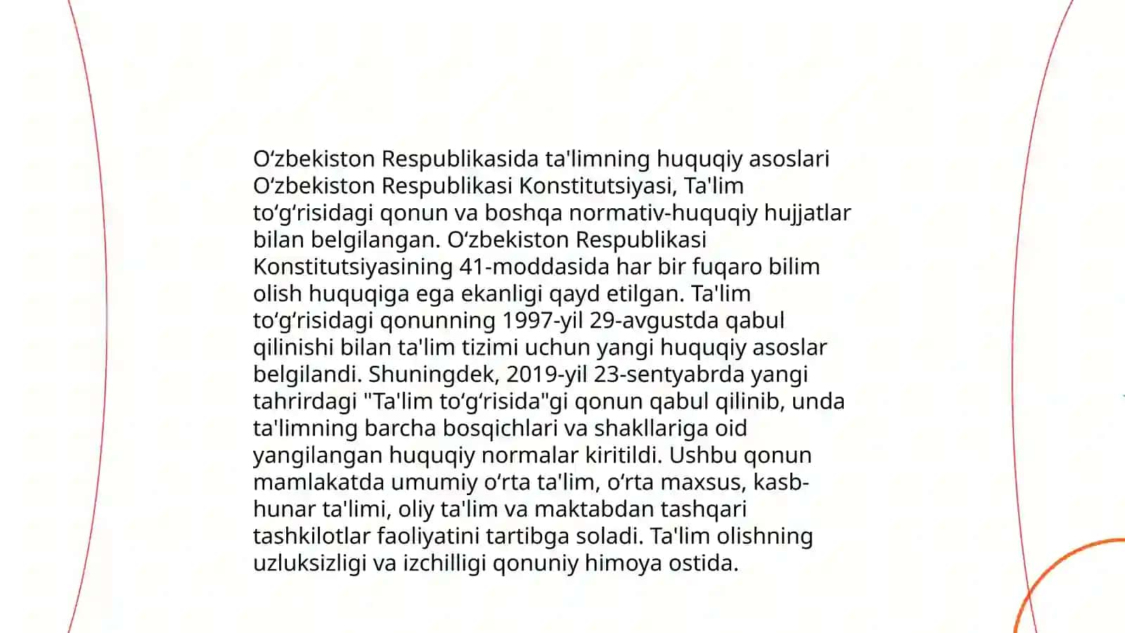 MustaqillikyillaridaOʻzbekistonRespublikasidata'limtizimi 4