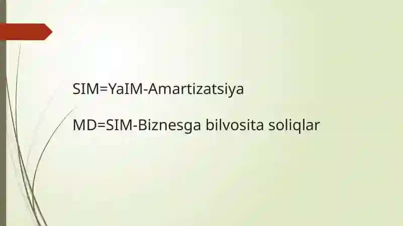 Milliy hisobchilik tizimidagi boshqa ko’rsatkichlar 4