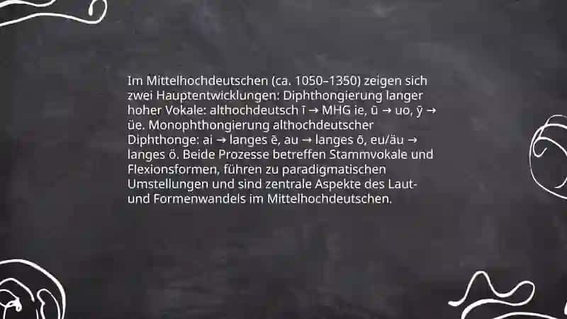 Laut - und Formenwandel im Mittelhochdeutschen 4