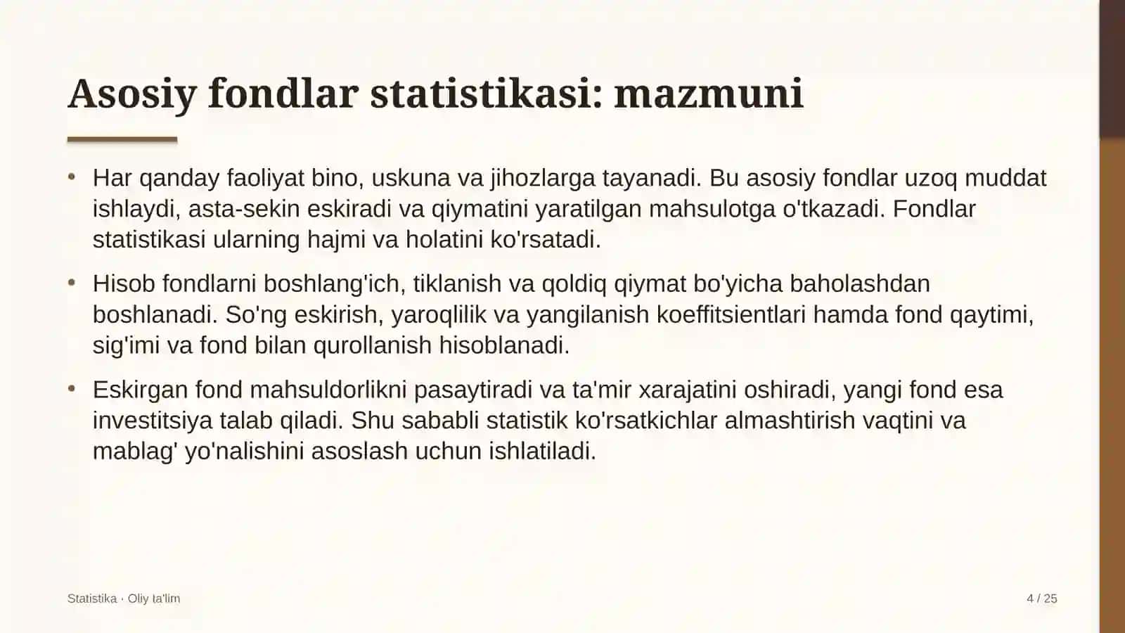 Aeroportlarda asosiy fondlar statistikasi 4