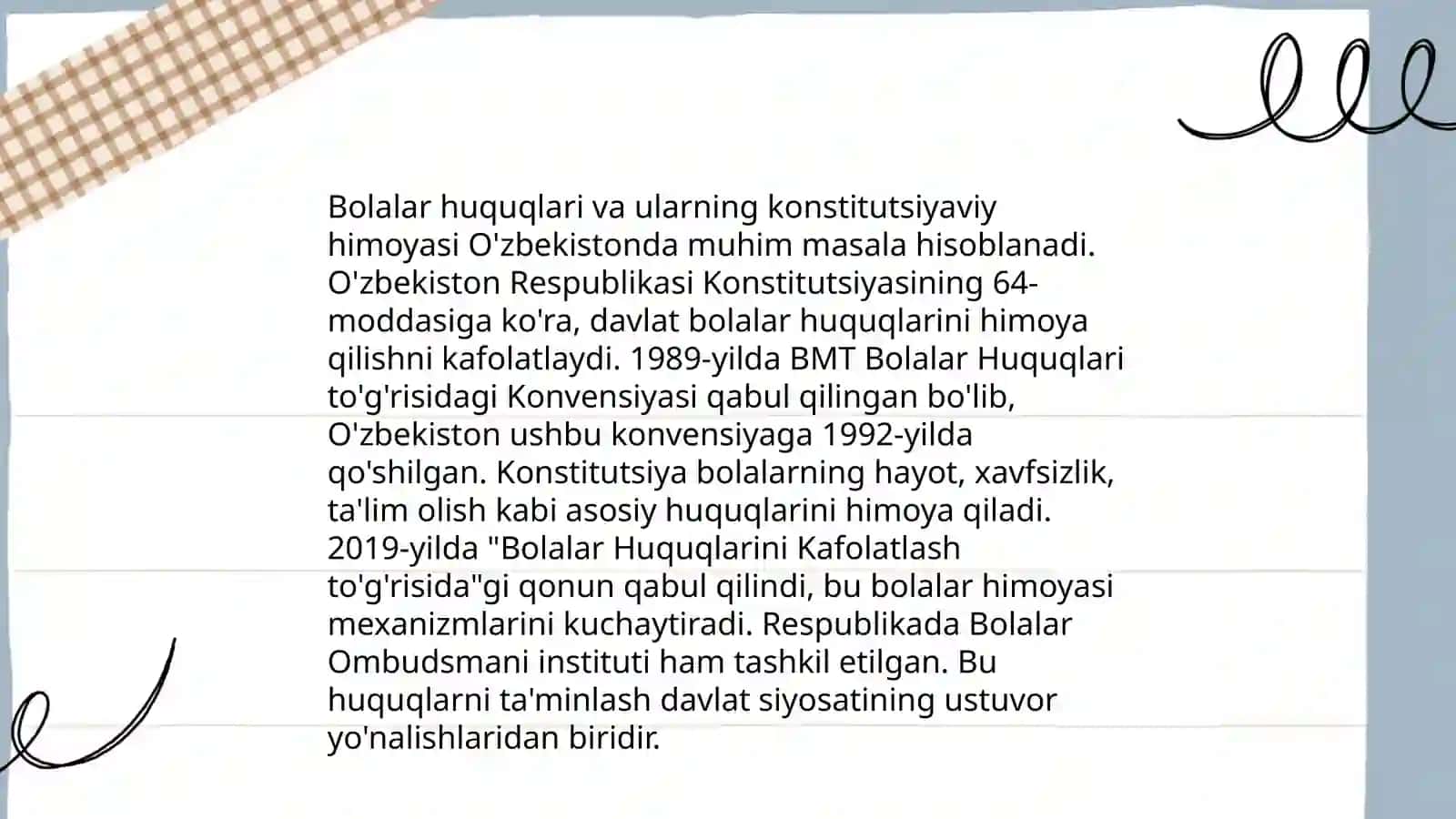 Oila, bolalar va yoshlarga oid konstitutsiyaviy huquqiy asoslari 4