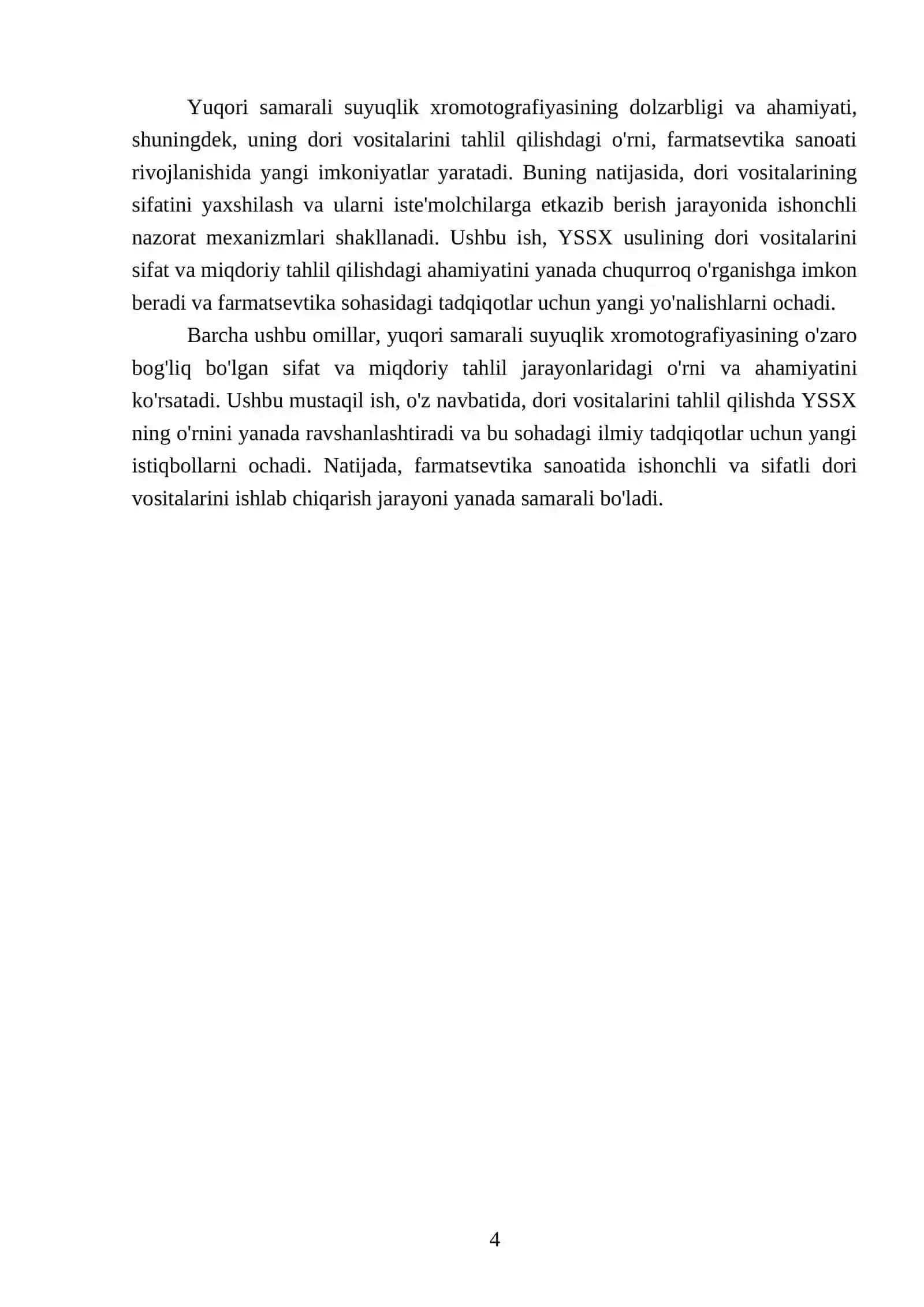 Yuqori samarali suyuqlik xromotografiyasi 4