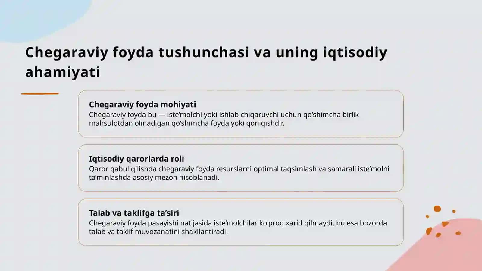Marjinalizm ta'limoti va neoklassik iqtisodiy maktablar 4