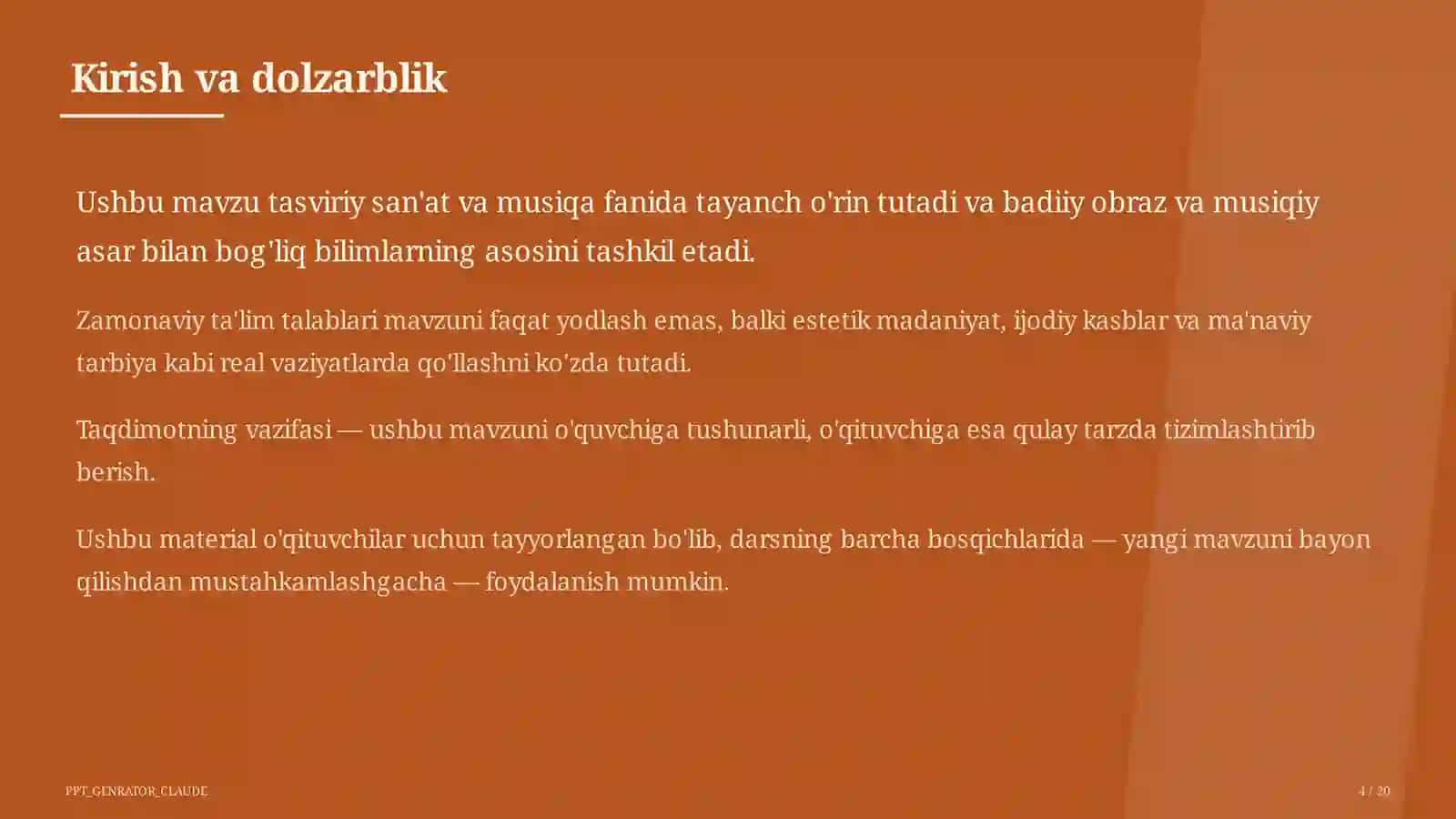 Me'morchilik yodgorliklari: Registon va Ichan-qal'a (6-sinf) 4