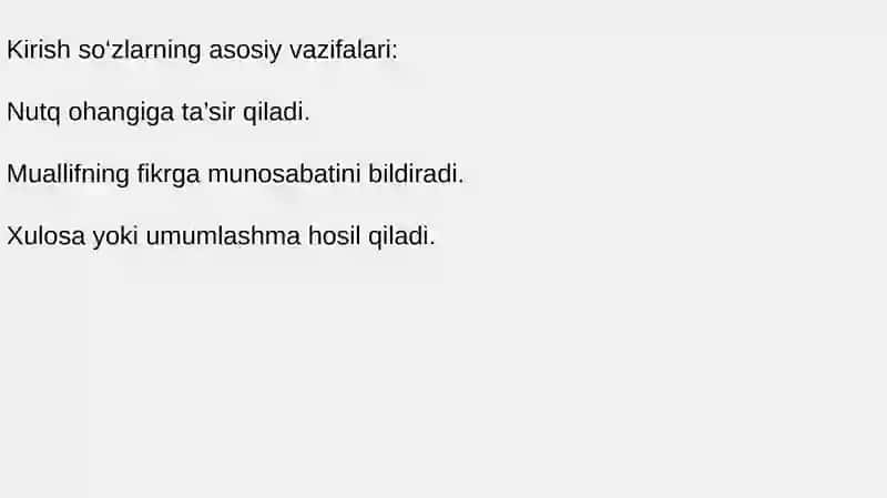 Kirish soʻzlar 4
