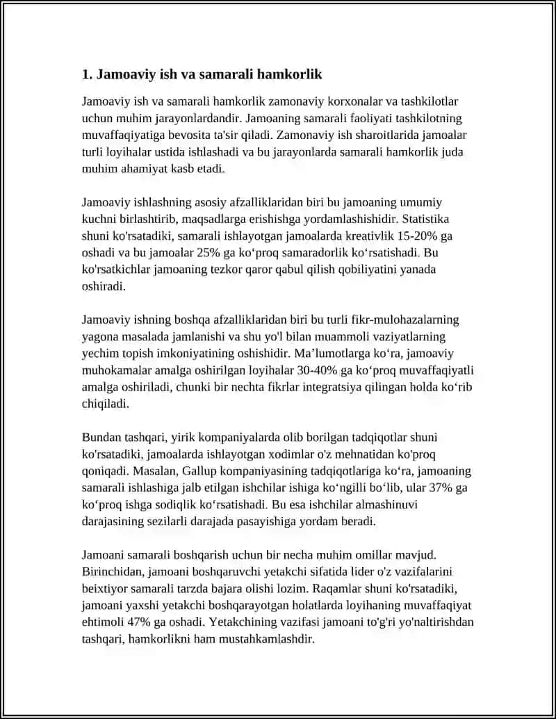 VETERINARIYA MUTAXASSISLARNI O'RTASIDAGI O'ZARO MUNOSABATLARNI 4