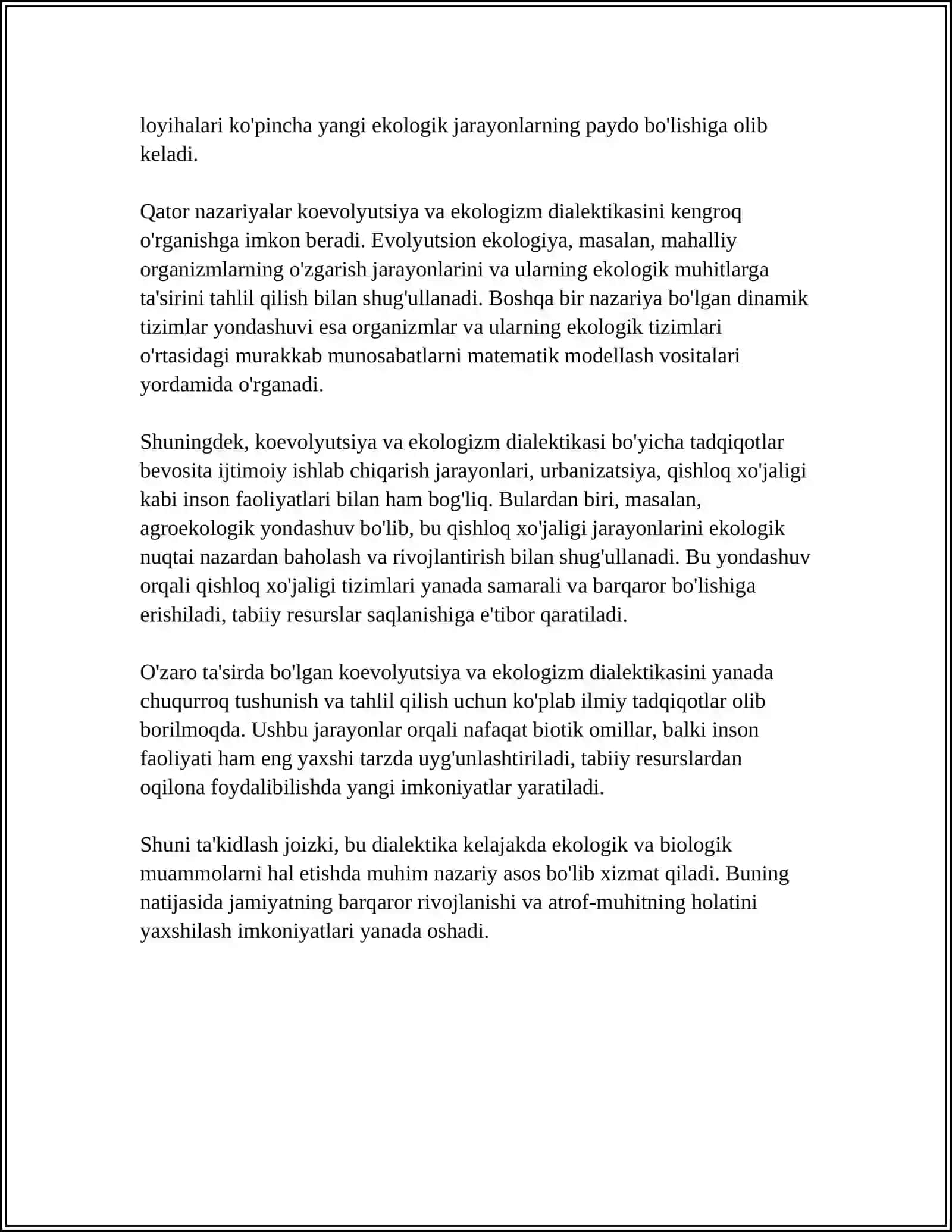 KOEVOLUTSIYA VA ENVIRANININTALIZM DIALEKTIKASI 4
