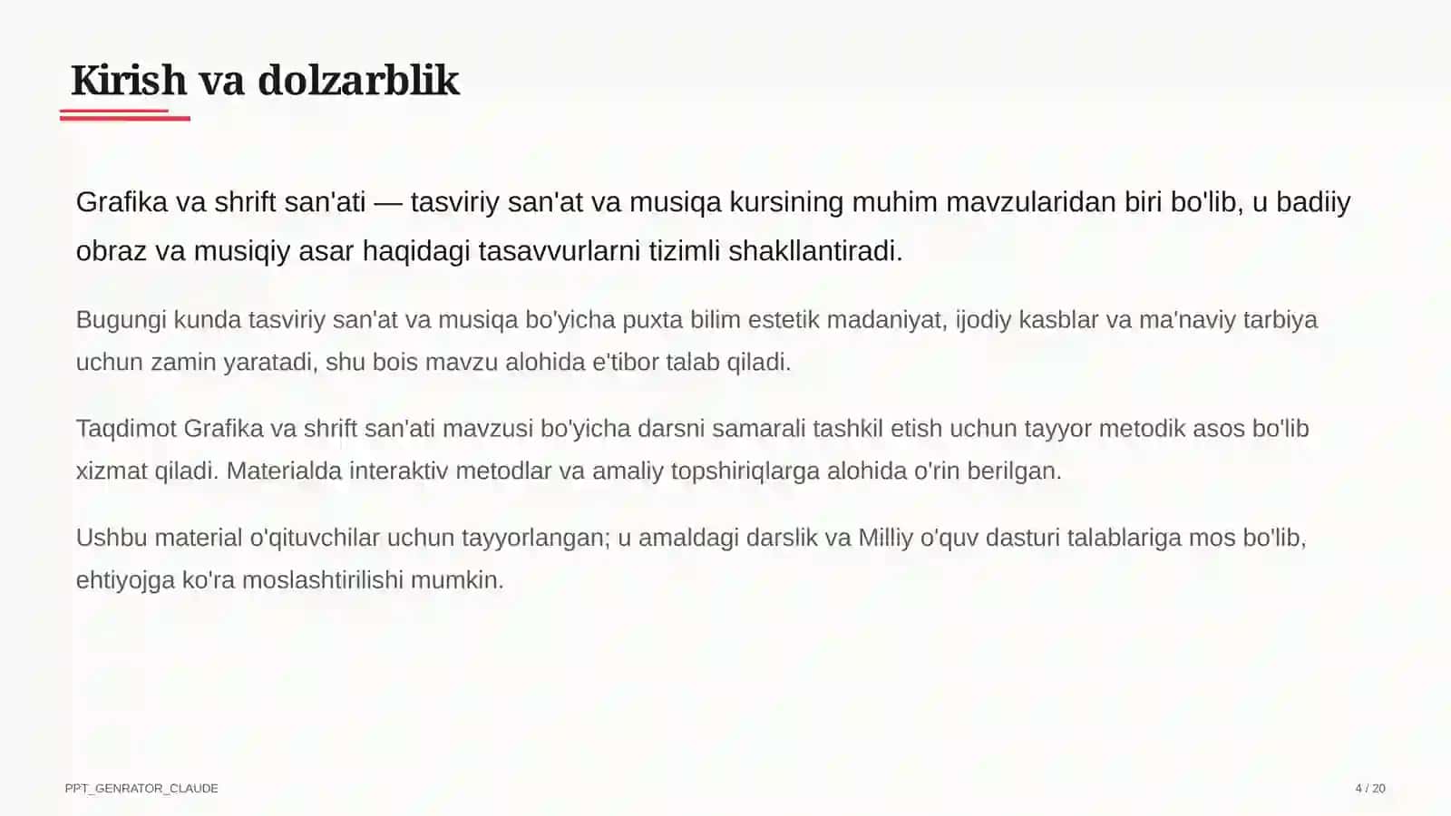 Grafika va shrift san'ati (6-sinf) 4