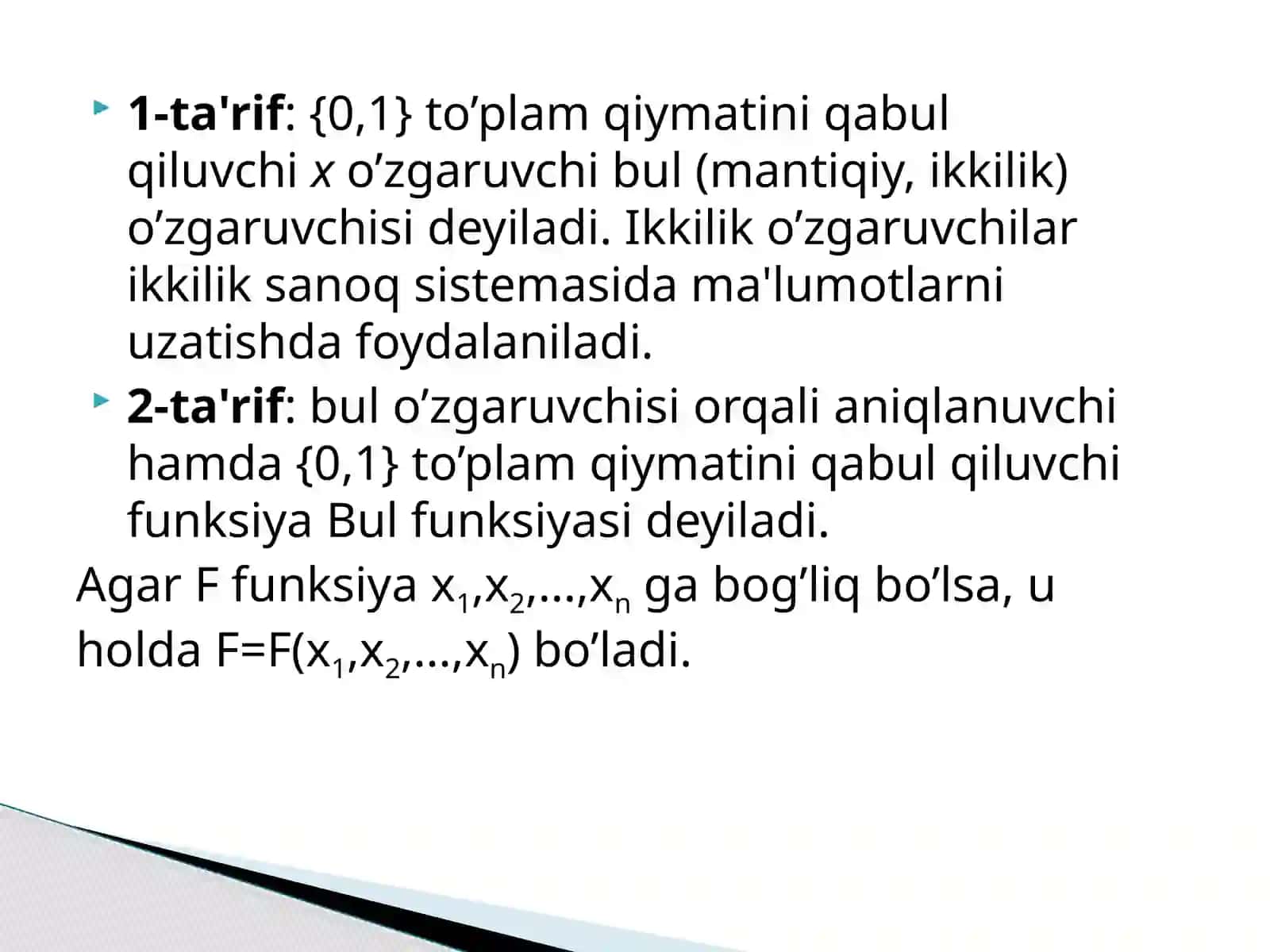 BULL FUNKSIYLAR 4