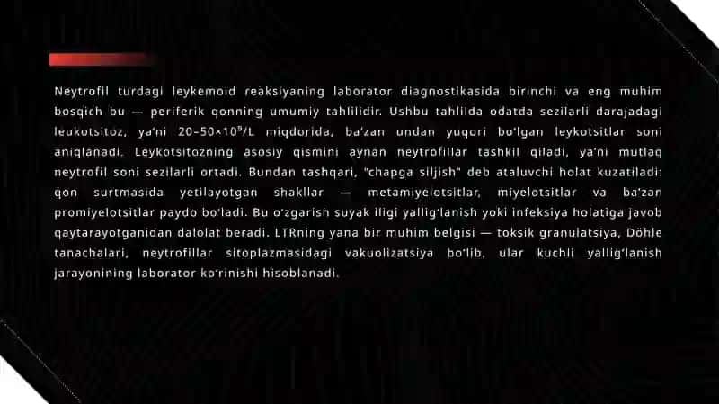 Neytrofil Turdagi Leykemoid Reaksiyaning Laborator Diagnostikasi 4