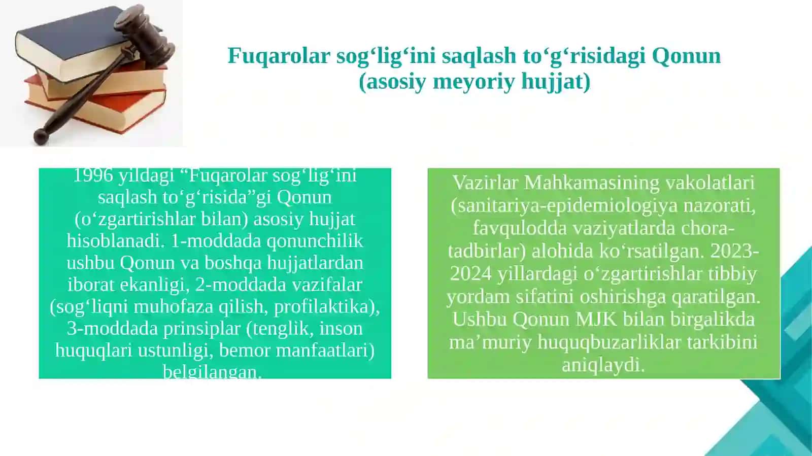 Aholi sog‘lig‘ini saqlash sohasidagi ma’muriy huquqbuzarliklar tarkibi. 4