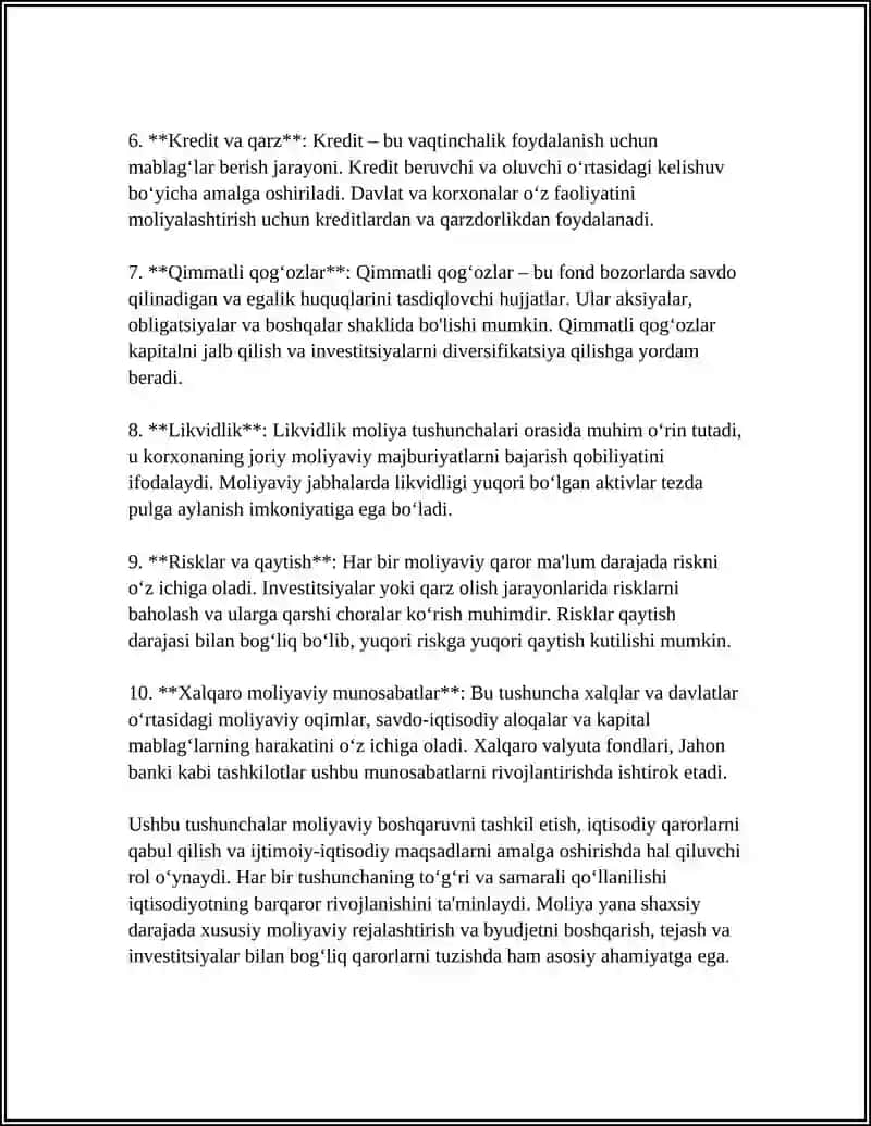 Moliyaning vujudga kelishi 4