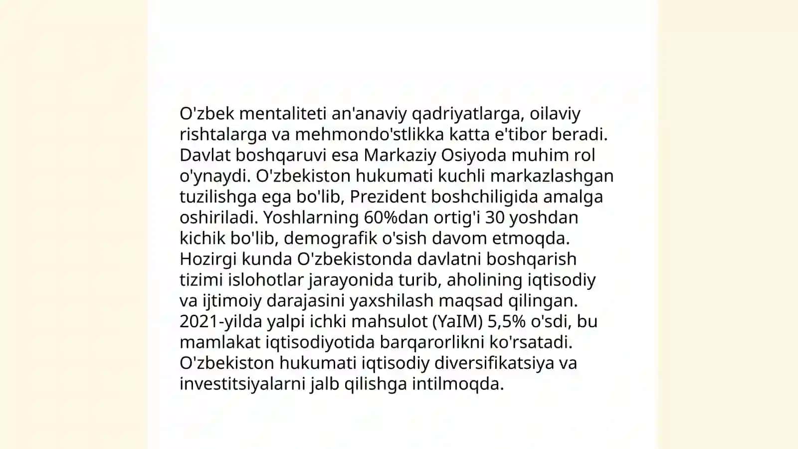 Ijtimoiy tartib órnatishda mintalitetning orni 4