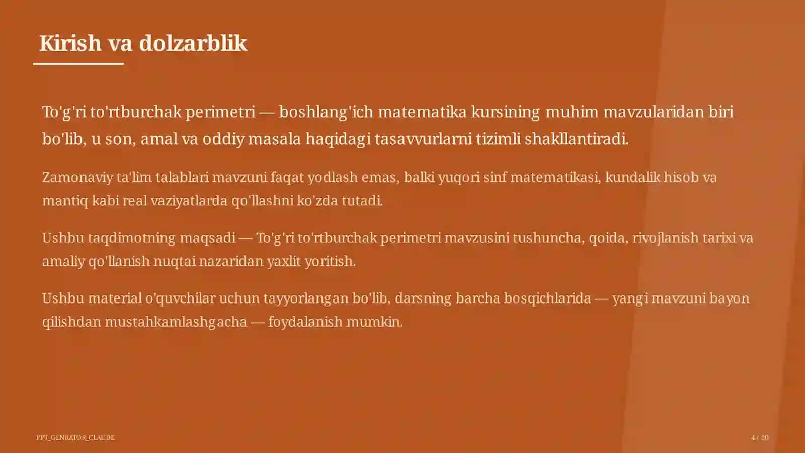 To'g'ri to'rtburchak perimetri (2-sinf) 4