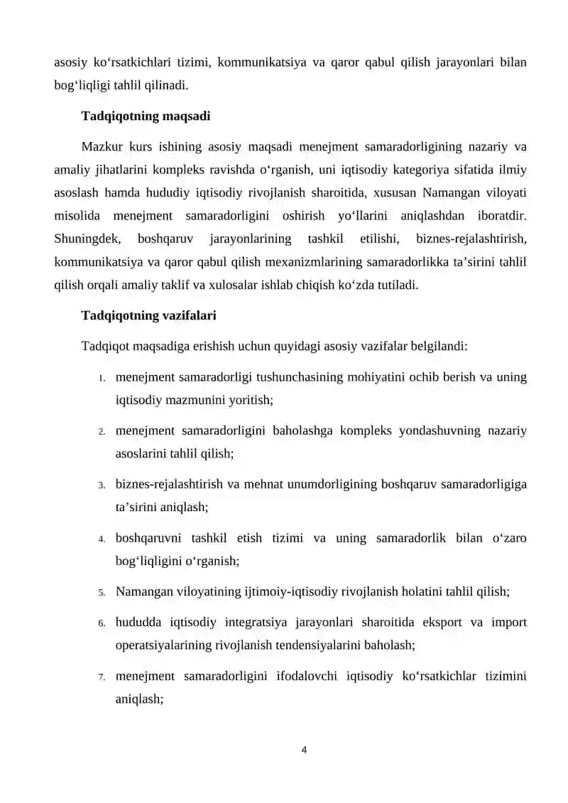 MENEJMENTNING SAMARADORLIGI 4
