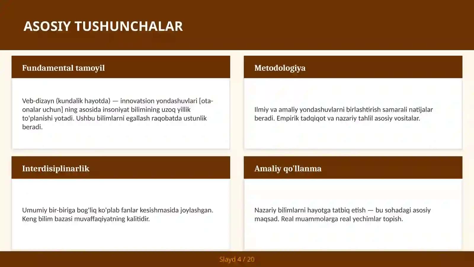 VEB-DIZAYN (KUNDALIK HAYOTDA) — INNOVATSION YONDASHUVLARI [OTA-ONALAR UCHUN] 4