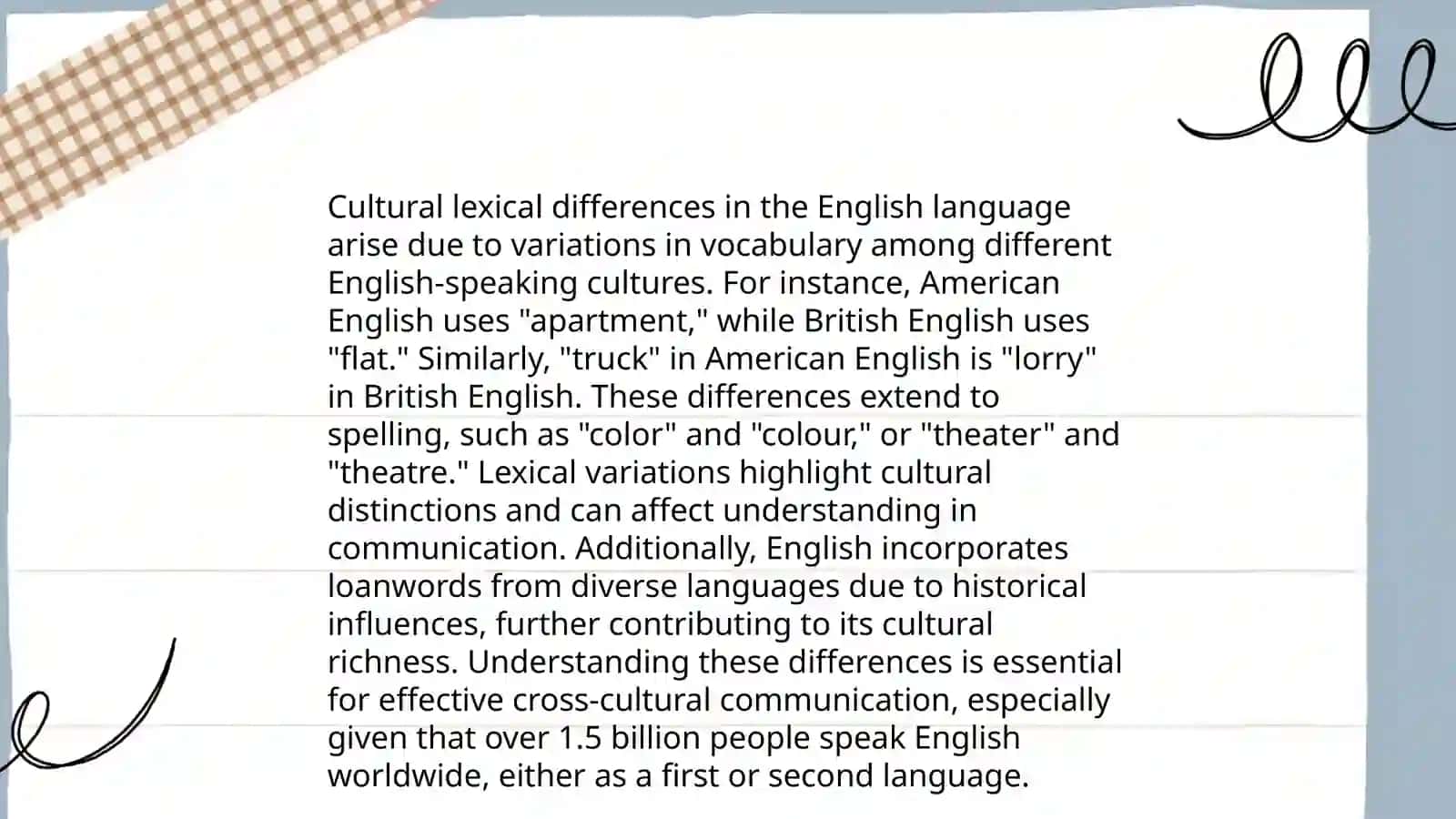 Lexical problems in translation 4