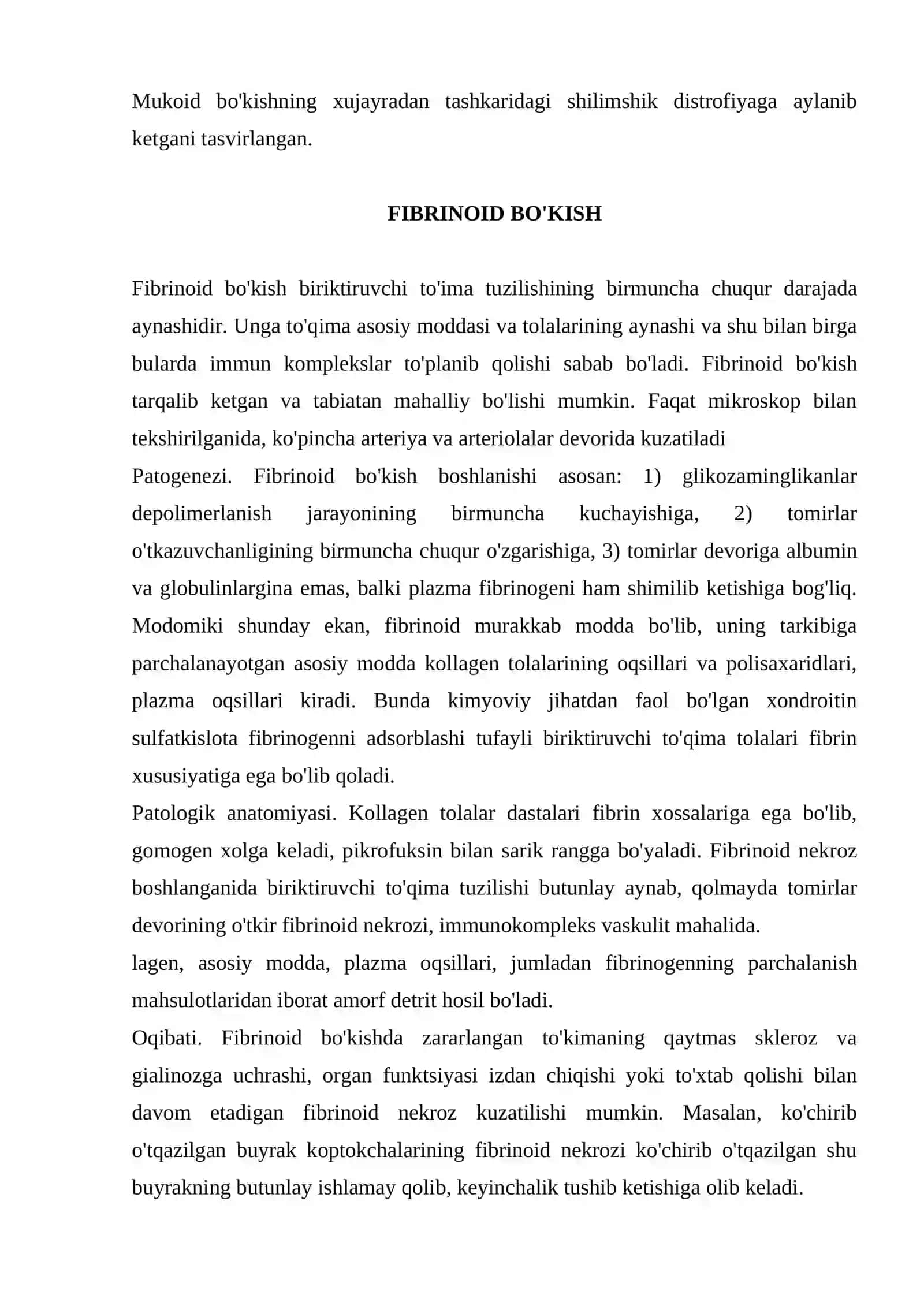 To'qimalar tuzilishi, faoliyati va patologiyasi 4