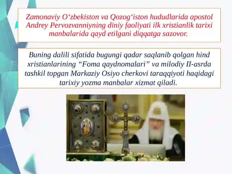 Pravaslavlikdinining Markaziy Osiyo hududiga kirib kelishi 4