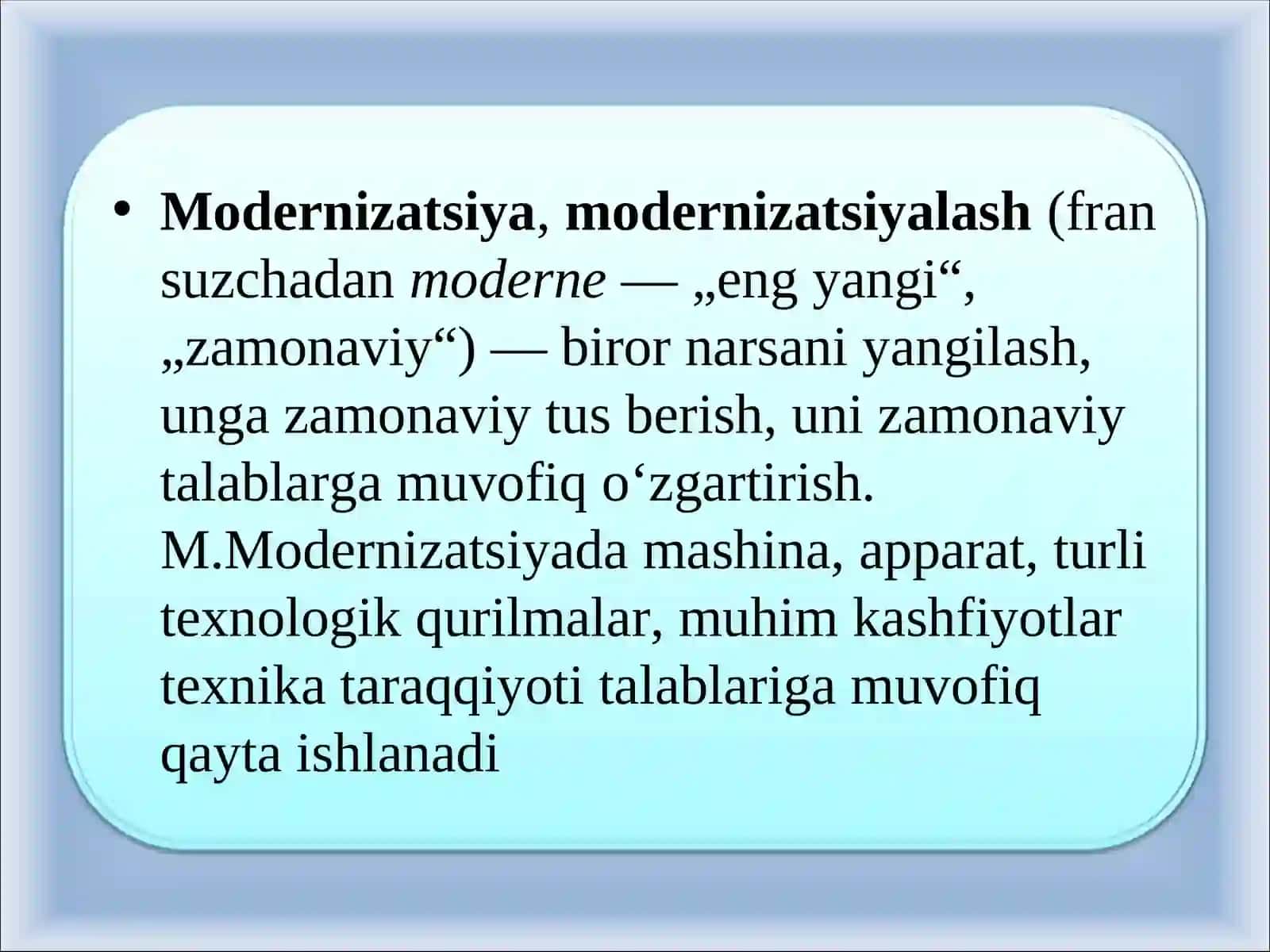 O‘zbekiston Respublikasi ta’lim tizimida modernizatsiya jarayonlari 4