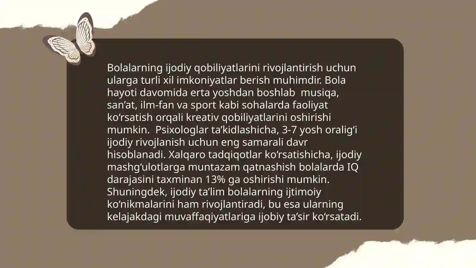 Tarbiyachining sahnalashtirish jarayonida 4