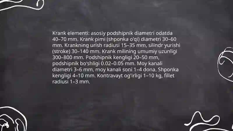 Kirovoship-shatun mexanizmi tuzulishi 4