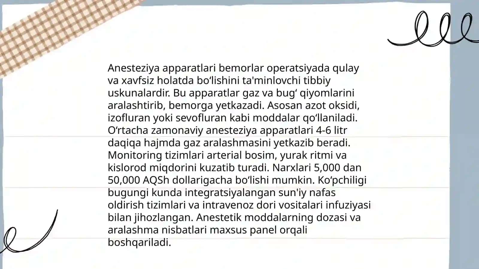 Jarrohlik stol va lampalar 4