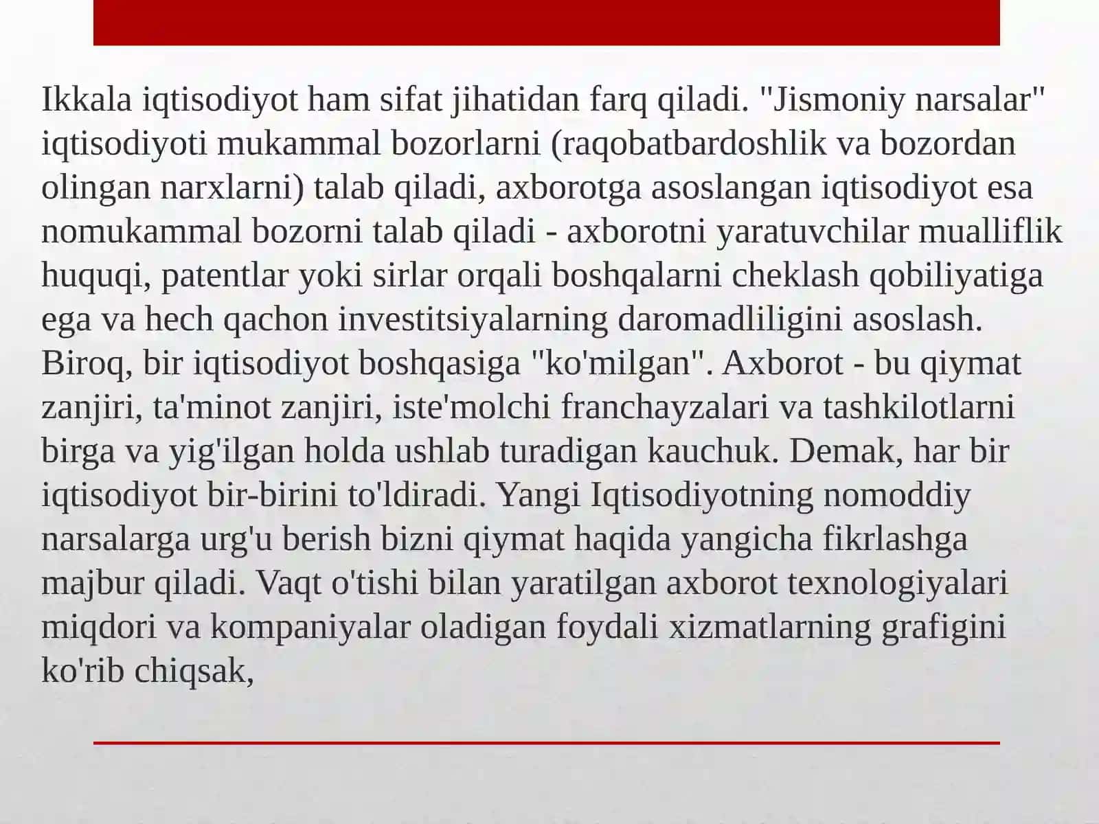 G’OYALAR IQTISODIYOTI 4