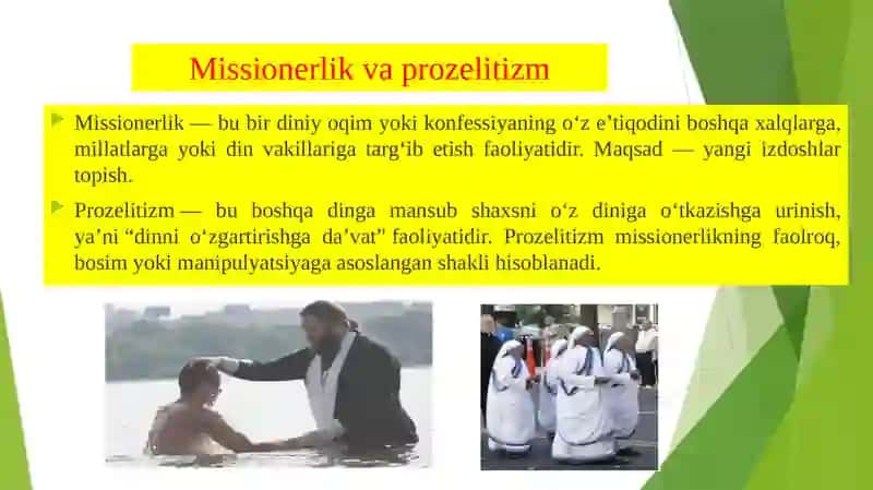 Missionerlik va prozelitizmning siyosiy-ijtimoiy xavfi 4