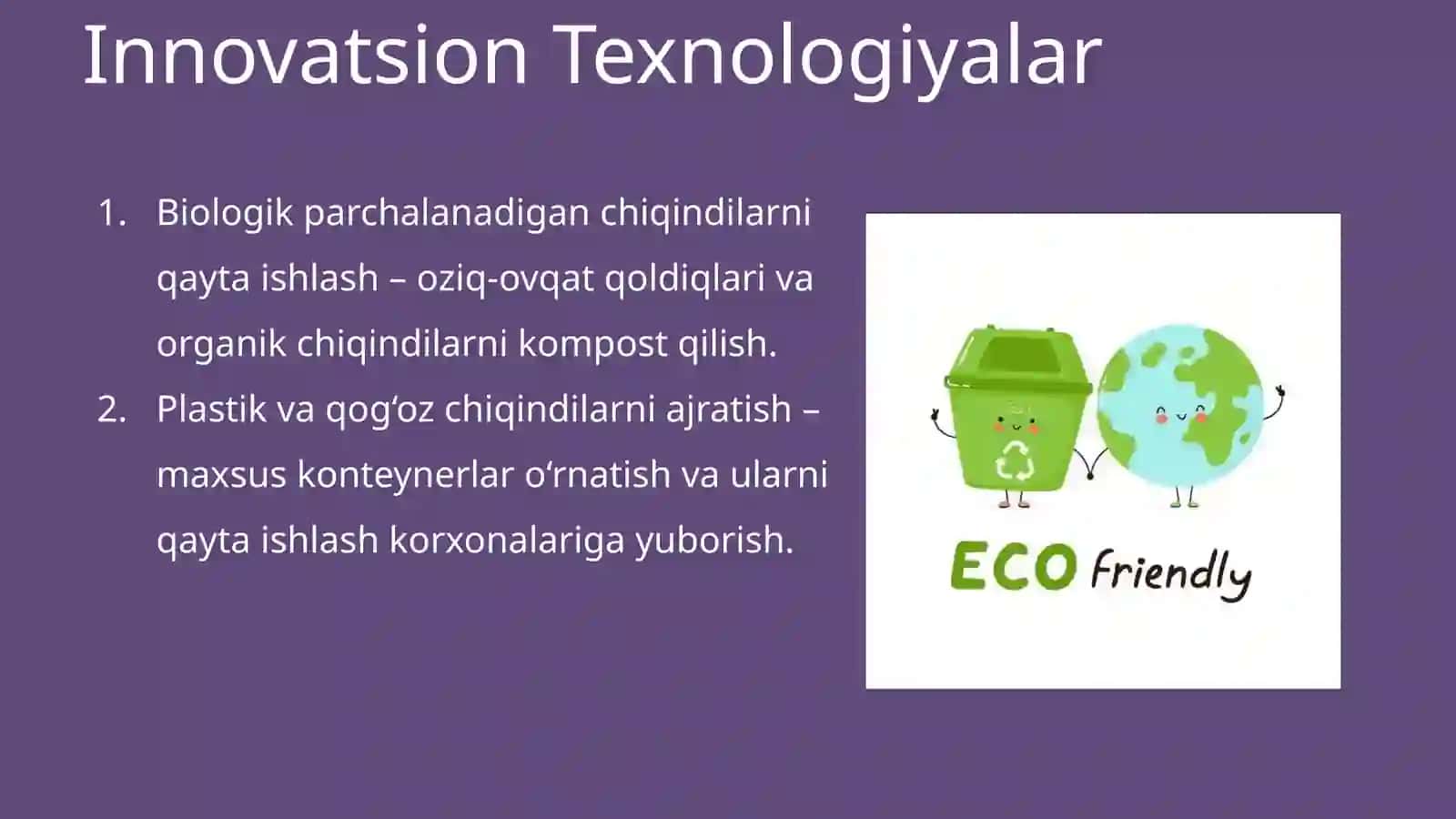 Mehmonxona xo’jaligida ekologik muhitni saqlashga qaratilgan texnologik innovatsiyalar 4