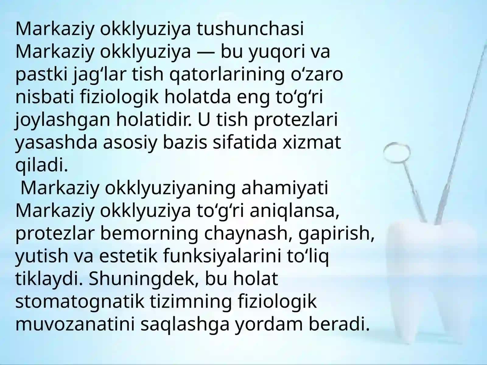 Markaziy okklyuziyani aniqlashdagi xatoliklar 4