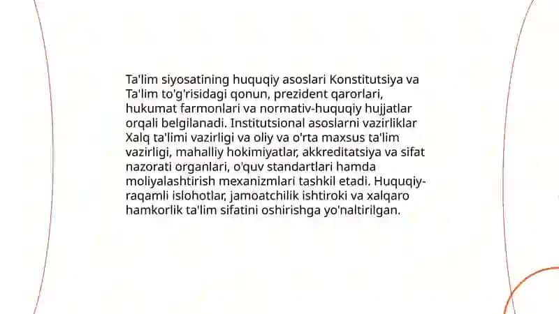 Õzbekiston respublikasi ta'lim tizimini rivojlantirishning konseptual asoslari 4