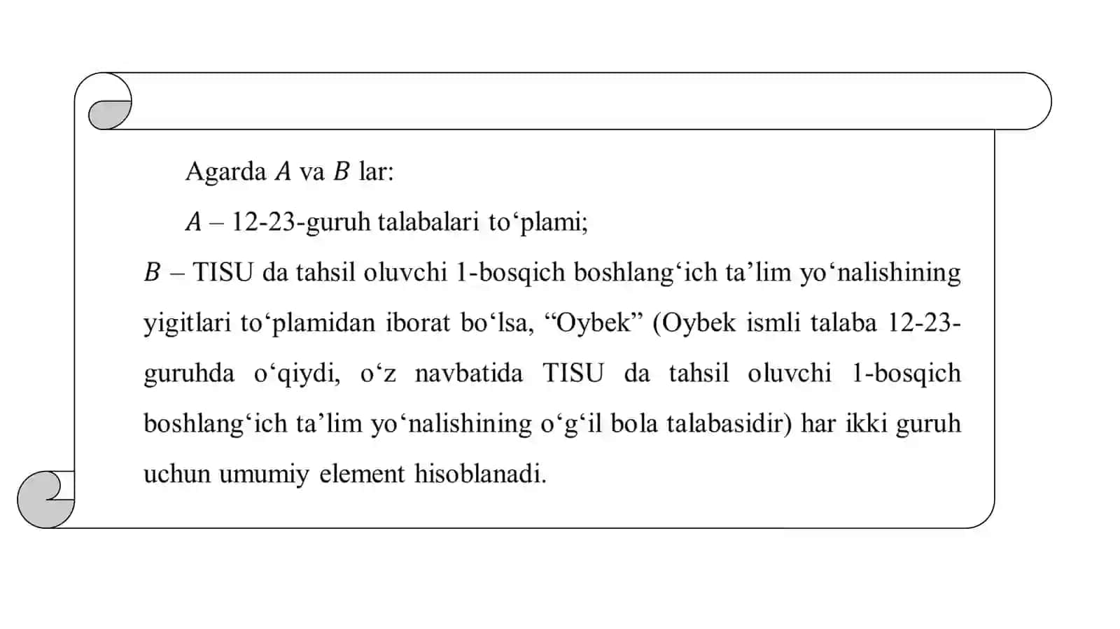 Matematika va uni o’qitish metodikasi 4