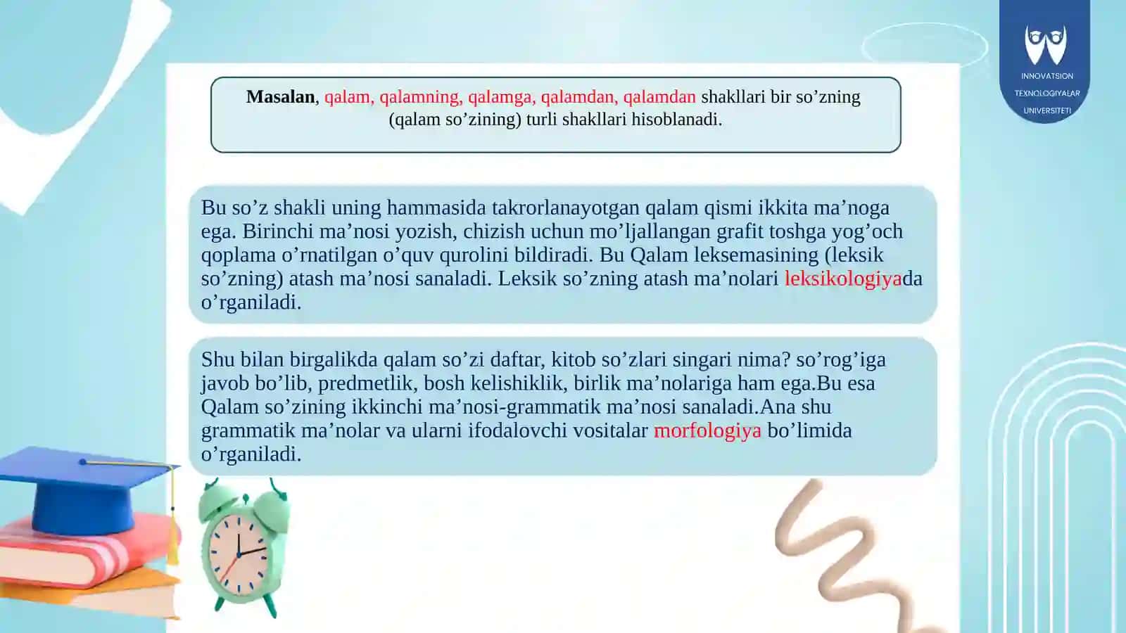 Morfologik uslubiyat 4