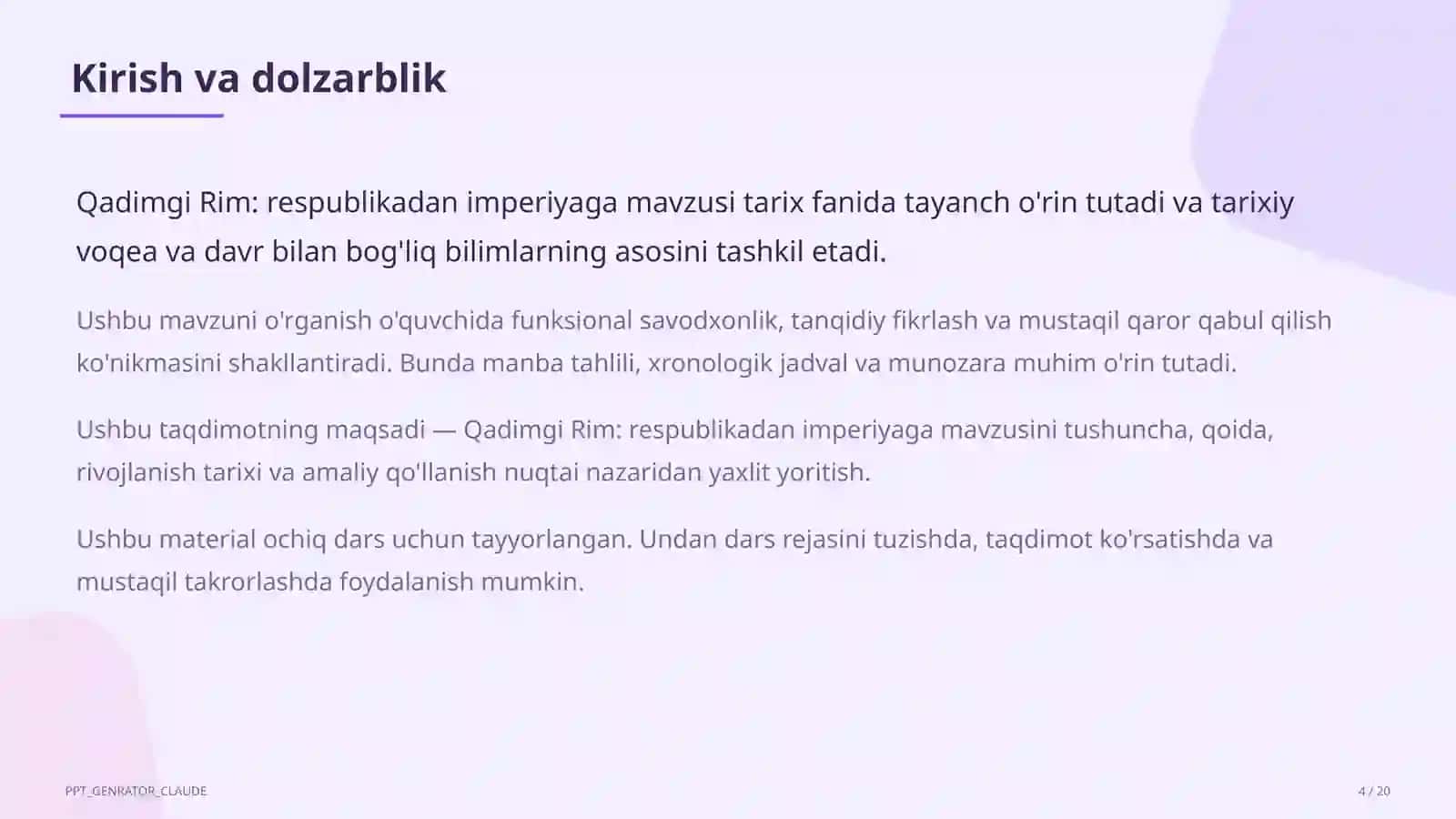 Qadimgi Rim: respublikadan imperiyaga (6-sinf) 4