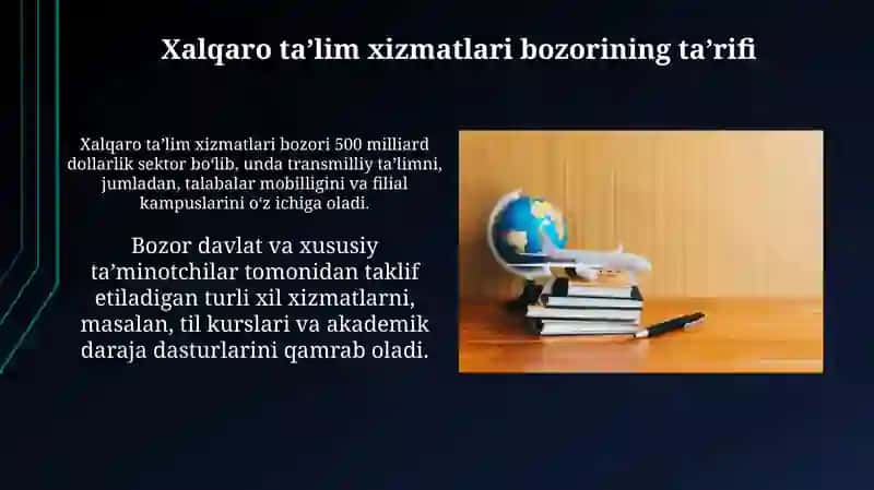 Xalqaro taʼlim xizmatlari bozori 4
