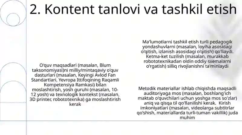 Texnologik ta'lim bo'yicha o'quv -metodik majmualar 4